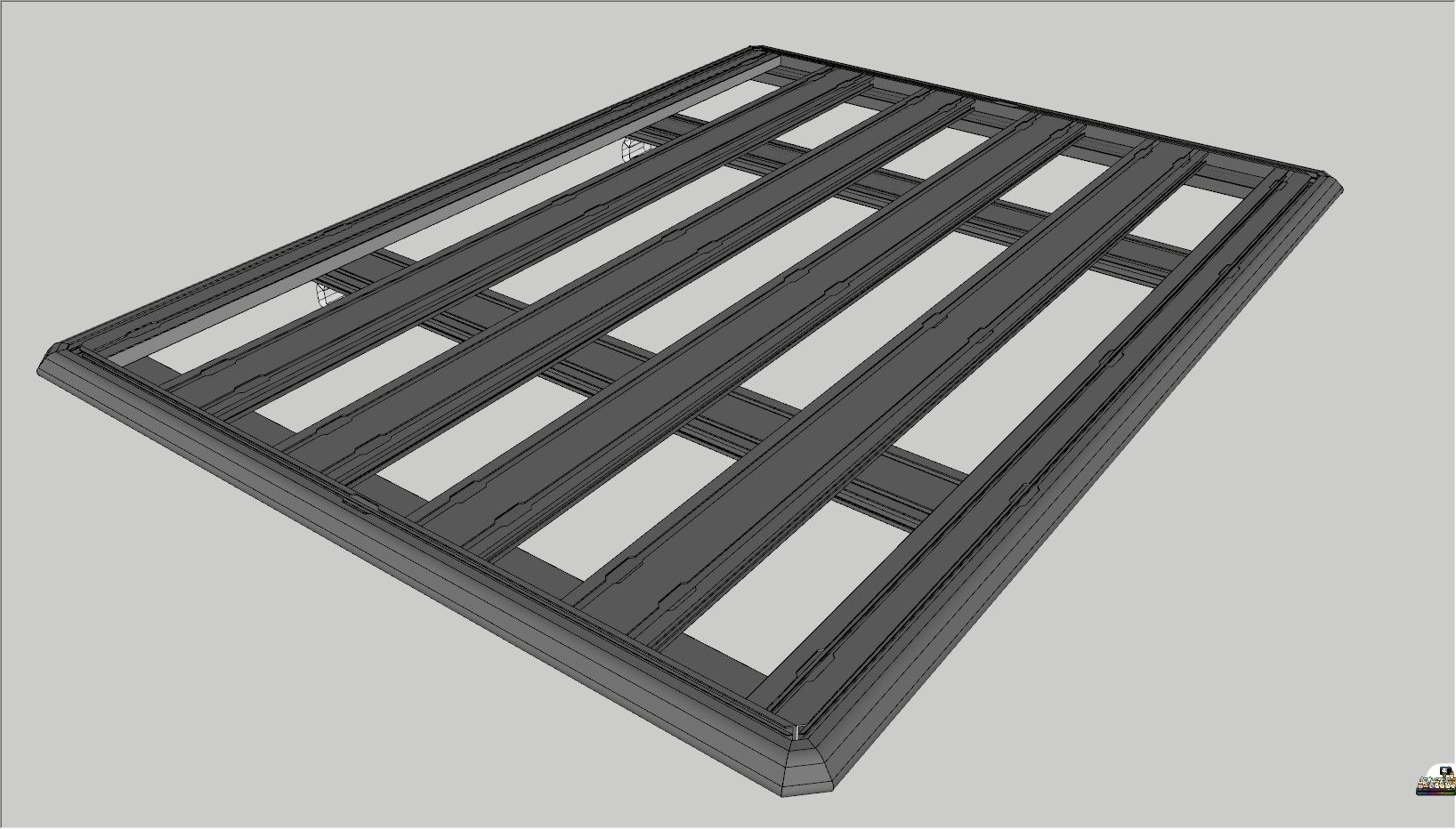 155x135 Roof Trays Platform